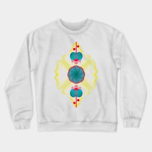 kitsch flowers Crewneck Sweatshirt